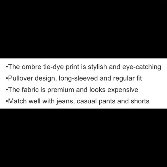 ⭐️HPx2🌈 1 Small LEFT:Red Ombré Tie-Dye Sweatshirt - Picture 4 of 10